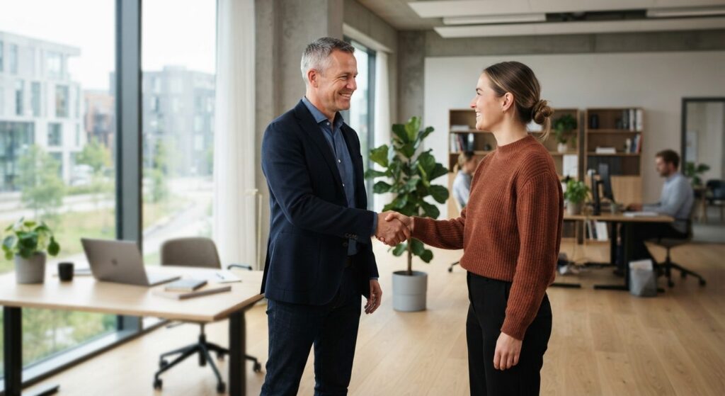 Virksomhedsejer ansætter første medarbejder i mindre dansk virksomhed