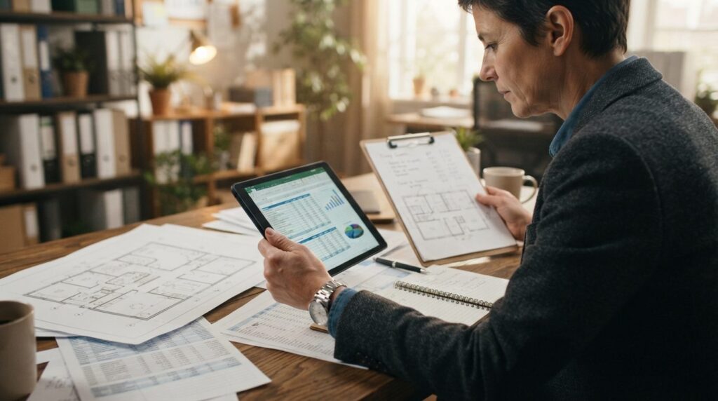 Close-up realistic image of a business owner or entrepreneur